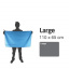 Рушник Lifeventure Micro Fibre Comfort L 110 x 65 см Блакитний 63337 Тернопіль