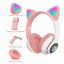 Наушники Кошачьи ушки Cute Headset 280ST Bluetooth MicroSD FM-Радио Розовые+Карта памяти 32Gb Киев