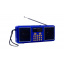 Портативный радиоприёмник аккумуляторный FM радио YUEGAN YG-1881US c SD-карта MP3 плеер солнечная панель синий Михайловка