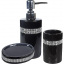 Набор аксессуаров для ванной комнаты Вrillare стакан дозатор мыльница S&T DP114741 Вишневое