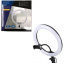 Кольцевая LED лампа светодиодная Ring Fill Light USB диаметр 30см с креплением телефона со штативом 1м + Пульт Bluetooth Нове