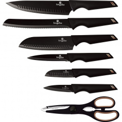 Набор ножей из 7 предметов Berlinger Haus Black Rose Collection (BH-2688) Київ