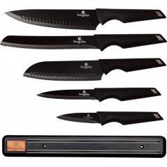 Набор ножей из 6 предметов Berlinger Haus Black Rose Collection (BH-2698) Бровары