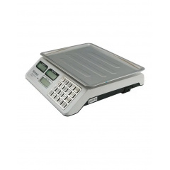 Торговые электронные весы аккумуляторные со счетчиком цены Kitchen Tech KT-218 на 55 кг Луцьк