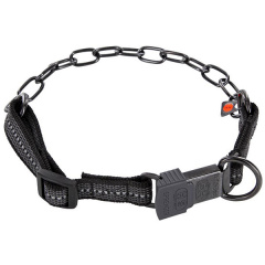 Ошейник с нейлоном для собак Sprenger Adjustable Collar with Assembly Chain 3 мм 55 - 60 см Черный (4022853231130) Полтава