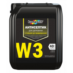 Антисептик стойкий к вымыванию W3 Kompozit 1л Киев