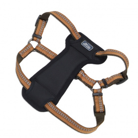Шлея с нагрудником для собак Coastal K9 Explorer Harness 2.3-4.5 кг 30-46 см Черно-коричневый (76484364464)