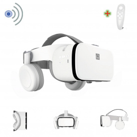 Очки виртуальной реальности BOBO 3D VR Z6 для ПК и смартфонов с пультом White