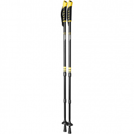 Трекинговые палки National Geographic Anti-Shock Walking Poles 66,5-135 см Черный с желтым