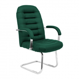 Офисное конференционное кресло Richman Tunis Хром CF Зеленый