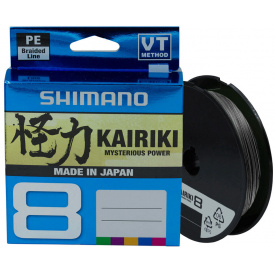 Шнур Shimano Kairiki 8 PE Steel Gray 150m 0.06mm 5.3kg (1013-2266.97.08)