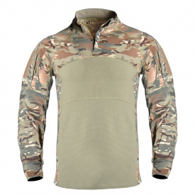 Тактическая мужская рубашка убокс Han-Wild 005 летняя S Камуфляж (10580-60571)