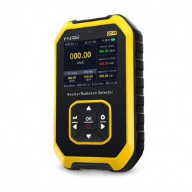 Дозиметр радиации профессиональный радиометр аккумуляторный Fnirsi GC-01 Черный/желтый (100922)