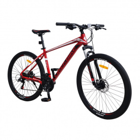 Велосипед взрослый "Active 1.0" LIKE2BIKE A212702 колёса 27,5" красный рама алюминий 18"