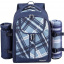 Набор для пикника на 4 персоны с одеялом в рюкзаке Eono Cool Bag (TWPB-3065B69R) Миколаїв