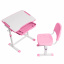 Растущая детская парта со стульчиком Cubby Sorpresa 670 x 470 x 545-762 мм Pink Дзензелівка