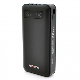 Повербанк Powerbank ProTech-B05 20000mAh, USB+Type-C+micro, White/Black, (450g), Blister