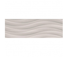 Плитка настенная CERAMIKA COLOR Living Grey Wave RECT 25x75 см