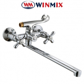 Смеситель для ванны длинный нос Winmix Premium Dominox Euro (Chr-140)