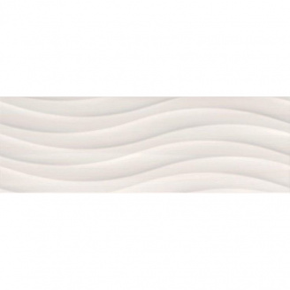 Плитка настенная CERAMIKA COLOR Living Cream Wave RECT 250x750 мм