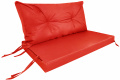 Комплект подушек Tia-Sport Сидушка и спинка Оксфорд Красный (sm-0961)