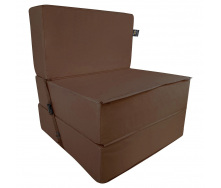 Бескаркасное кресло раскладушка Tia-Sport Поролон 180х70 см (sm-0920-10) коричневый