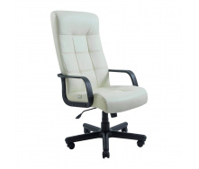 Офісне крісло керівника Richman Virginia VIP M3 MultiBlock Натуральна Шкіра Lux Італія Білий