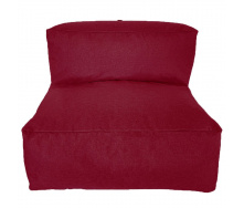 Бескаркасный модульный диван Блэк Прямой Tia-Sport (sm-0945-2) бордовый