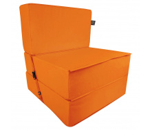 Бескаркасное кресло раскладушка Tia-Sport Поролон 210х80 см (sm-0920-20) оранжевый