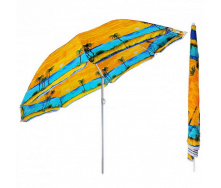 Пляжна парасолька з нахилом 180 см Umbrella Anti-UV пальми