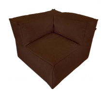 Безкаркасний модульний диван Блек Кутовий Tia-Sport (sm-0704-6) коричневий