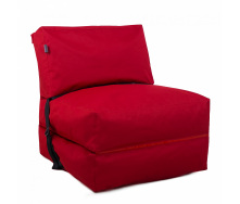 Бескаркасное кресло раскладушка Tia-Sport 180х70 см красный (sm-0666)