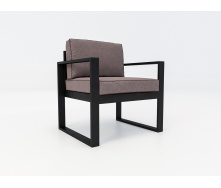 Мягкое кресло на металлическом каркасе JecksonLoft Универсал, Коричневый 038