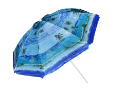 Пляжный зонт с наклоном Umbrella Anti-UV от УФ излучения Ø200 см синий 127-12527282