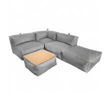 Комплект бескаркасной мебели Блэк Tia-Sport (sm-0692-1) серый