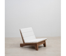 Мягкое деревянное кресло JecksonLoft Мони Белый 0189