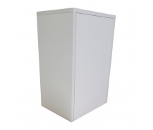 Шкафчик пластиковый для ванной комнаты с внутренним фасадом Mikola-M 40 см Белый