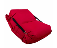 Крісло мішок Tia-Sport подушка складана 185х140х20 см червоний (sm-0685)
