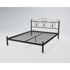 Кровать двухспальная BNB BegoniyaDesign 160x200 темно-серый Одесса