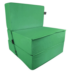 Бескаркасное кресло раскладушка Tia-Sport Поролон 210х80 см (sm-0920-25) зеленый Киев