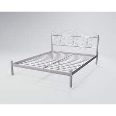 Кровать двухспальная BNB BegoniyaDesign 160x200 светло-серый Одесса