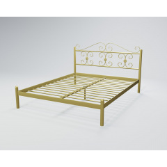 Ліжко двоспальне BNB BegoniyaDesign 140x200 золотий Кривий Ріг
