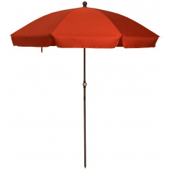Большой пляжный зонт с тефлоновым покрытием 180 см Livarno Терракотовый (100343334 terracotta) Чорноморськ