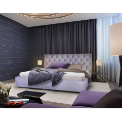Кровать двуспальная BNB Arizona Comfort 140 х 200 см Simple Фиолетовый Полтава