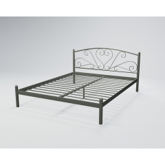 Ліжко двоспальне BNB KarissaDesign 140х190 темно-сірий Черкаси