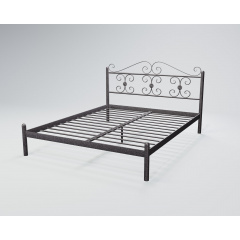 Ліжко двоспальне BNB BegoniyaDesign 140x200 графіт Сміла