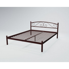 Ліжко двоспальне BNB ViolaDesign 180х200 бордовий Кропивницький
