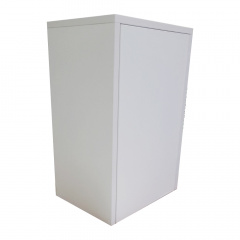 Шкафчик пластиковый для ванной комнаты с внутренним фасадом Mikola-M 40 см Белый Куйбышево