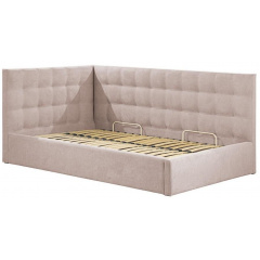 Ліжко Richman Chester Standart з боковою спинкою 120 x 200 см Rosto 13 Мокко Чернівці