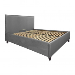 Ліжко Richman Andrea Standart Wood На ніжках 120 x 200 см Lili Темно-сірий Чернівці